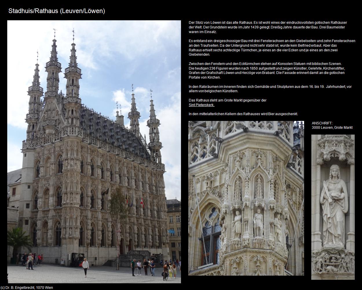 Stadhuis/Rathaus (Leuven/Löwen) in Kulturatlas-BELGIEN(c)B.Engelbrecht