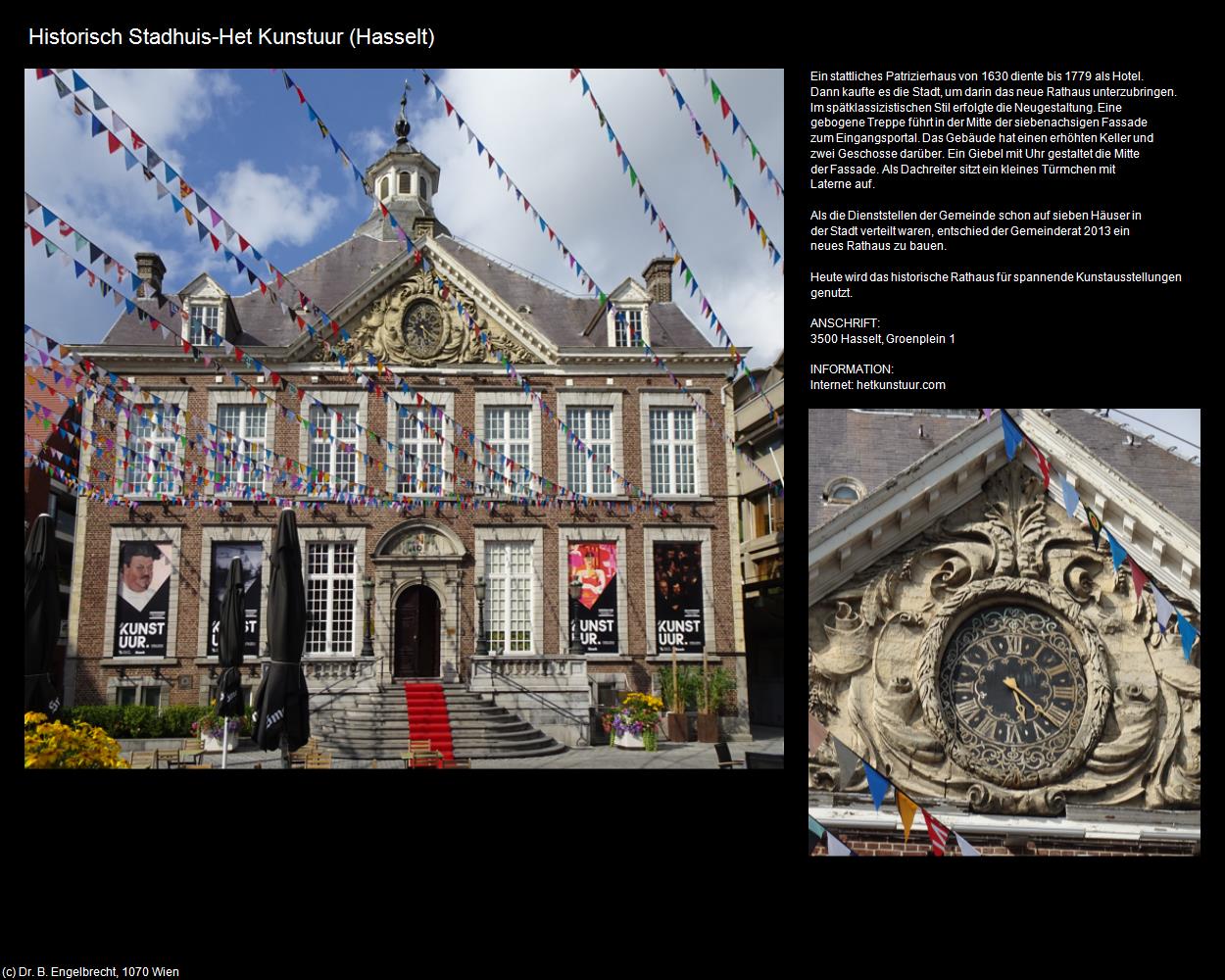 Historisch Stadhuis-Het Kunstuur (Hasselt) in Kulturatlas-BELGIEN