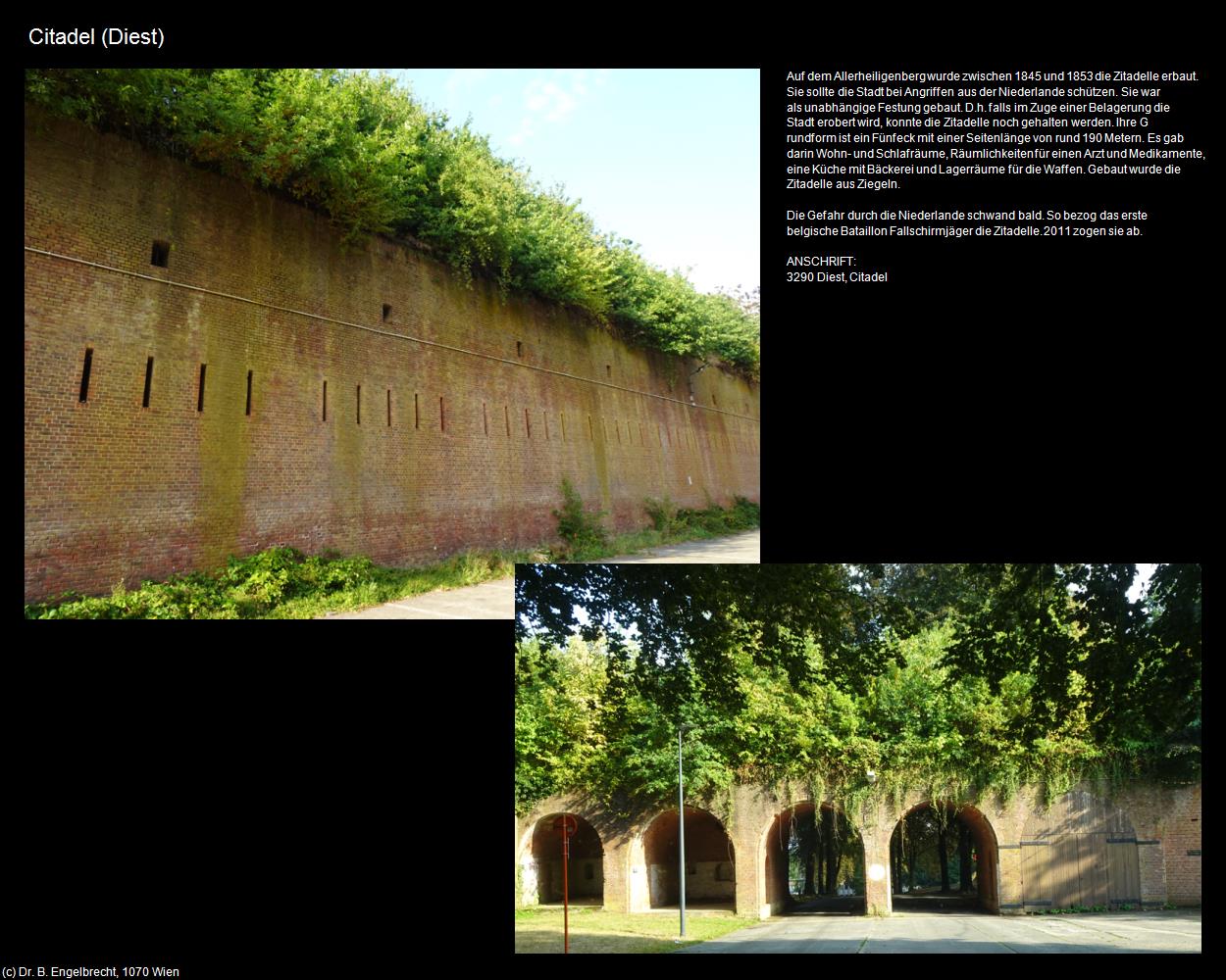 Citadel (Diest) in Kulturatlas-BELGIEN