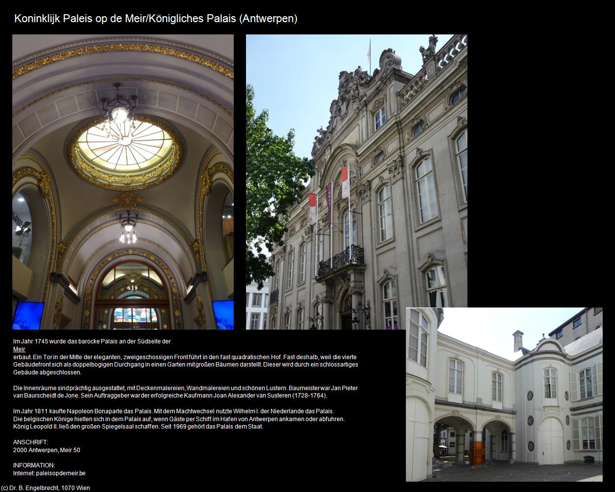 Königliches Palais (Antwerpen) in Kulturatlas-BELGIEN(c)B.Engelbrecht