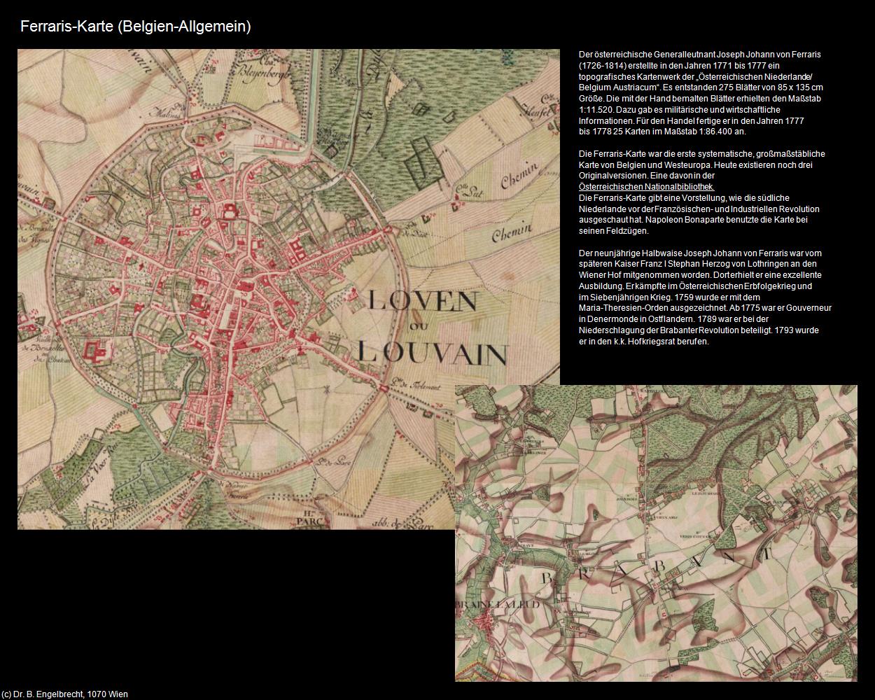 Ferraris-Karte (Allgemein) in Kulturatlas-BELGIEN(c)B.Engelbrecht