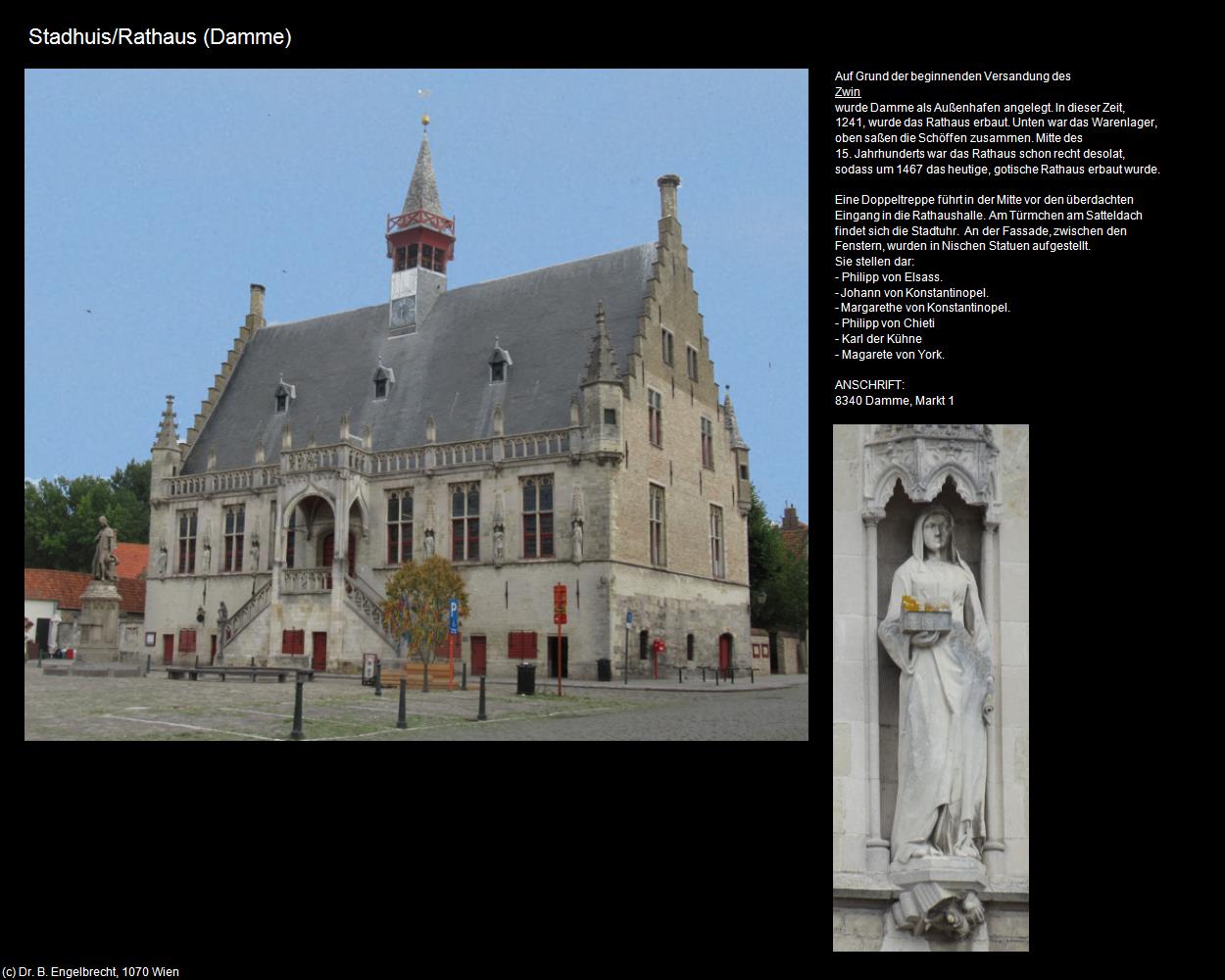 Stadhuis/Rathaus (Damme) in Kulturatlas-BELGIEN(c)B.Engelbrecht