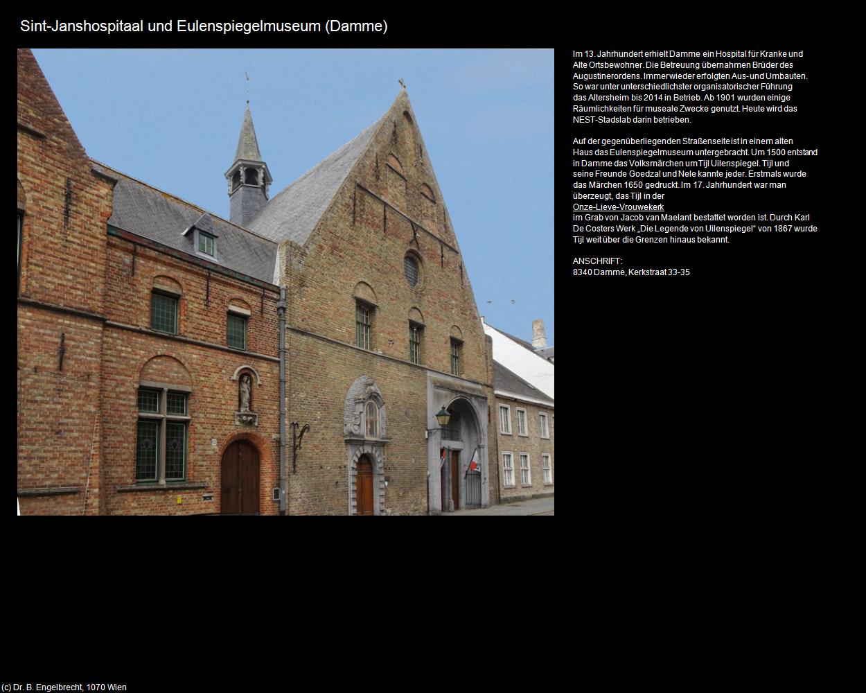 Sint-Janshospitaal und Eulenspiegelmuseum (Damme) in Kulturatlas-BELGIEN(c)B.Engelbrecht