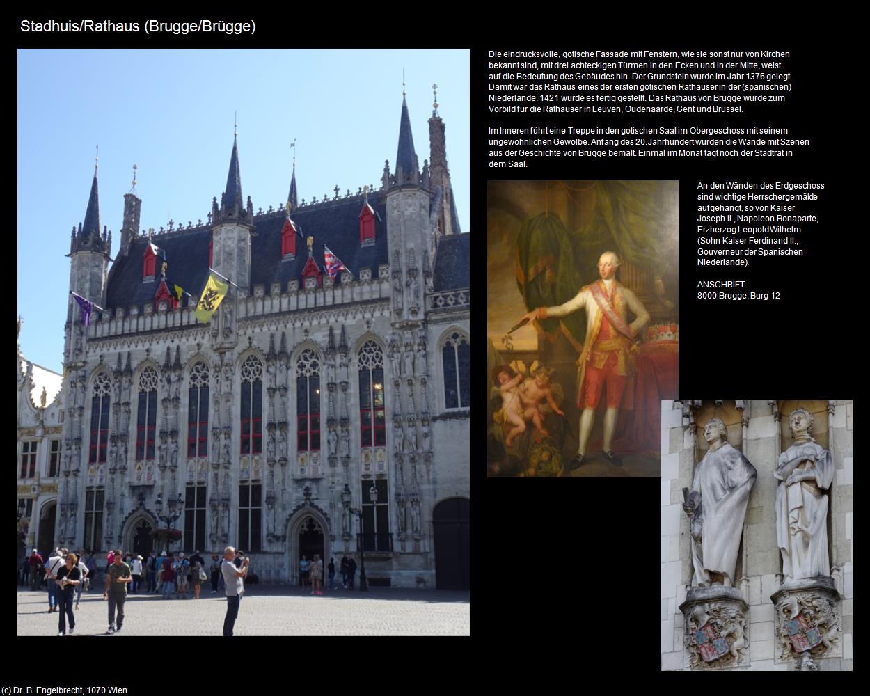 Stadhuis/Rathaus  (Brugge/Brügge ) in Kulturatlas-BELGIEN