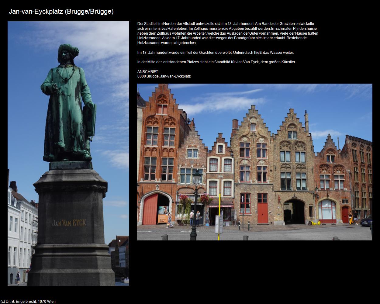 Jan-van-Eyckplatz (Brugge/Brügge ) in Kulturatlas-BELGIEN