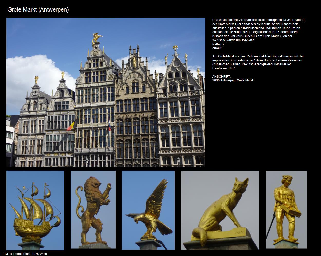 Grote Markt (Antwerpen) in Kulturatlas-BELGIEN(c)B.Engelbrecht