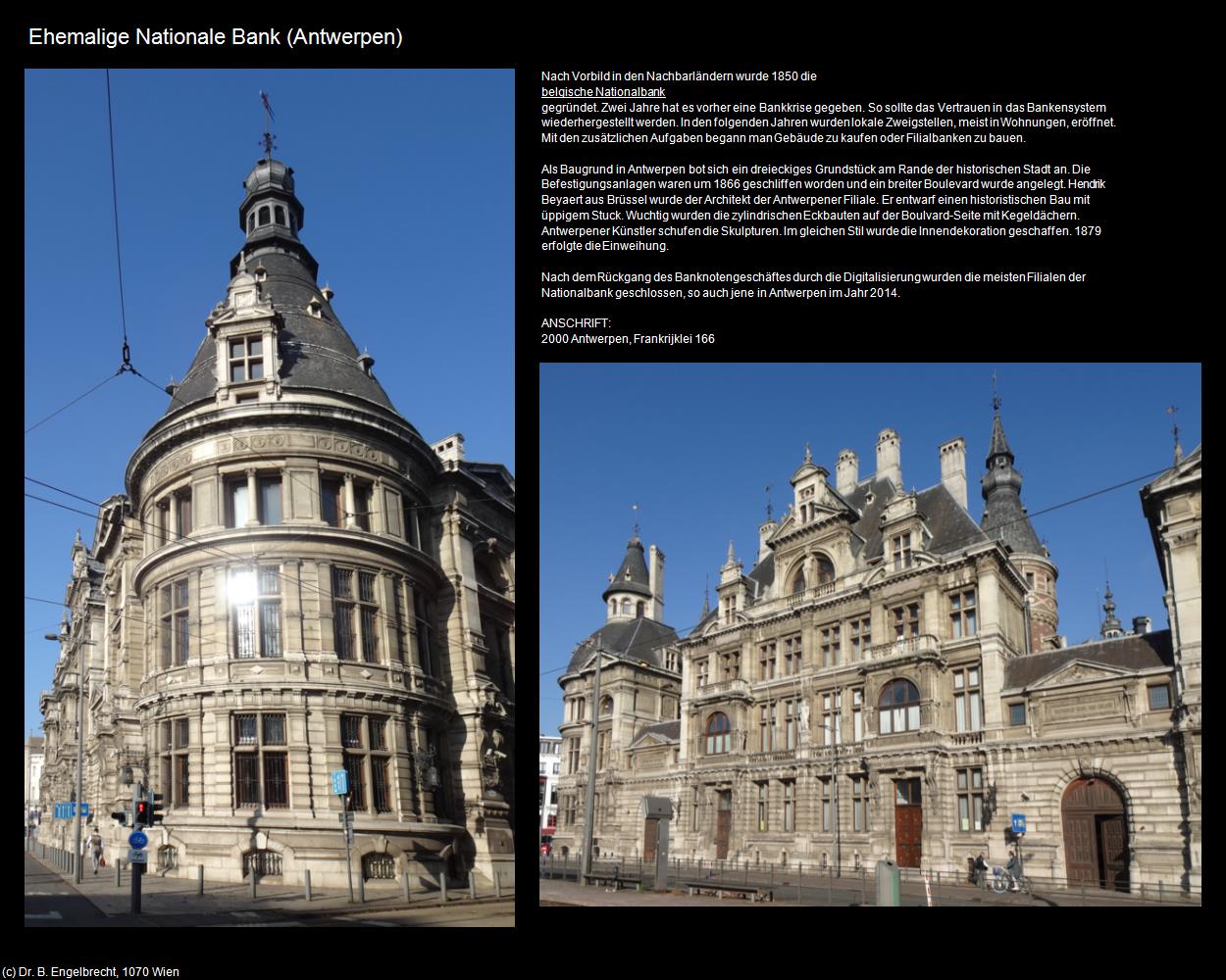 Ehem. Nationale Bank (Antwerpen) in Kulturatlas-BELGIEN(c)B.Engelbrecht