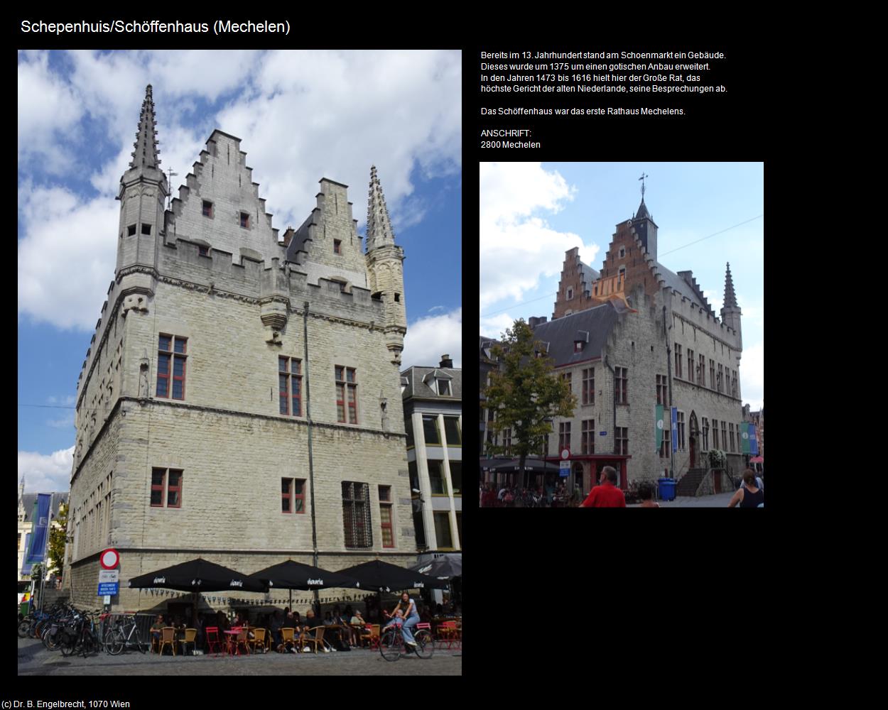 Schepenhuis/Schöffenhaus (Mechelen) in Kulturatlas-BELGIEN