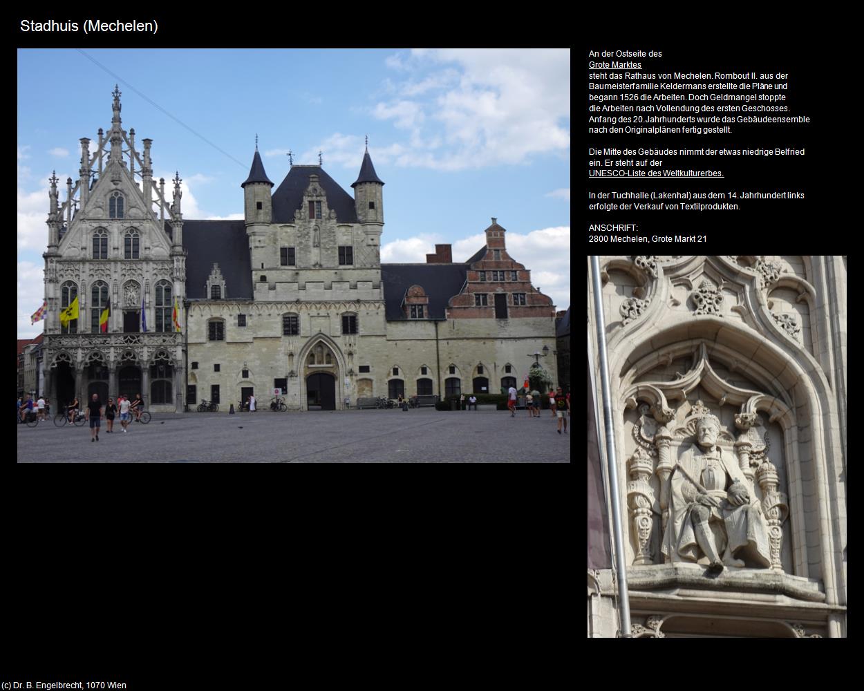 Stadhuis/Rathaus (Mechelen) in Kulturatlas-BELGIEN(c)B.Engelbrecht