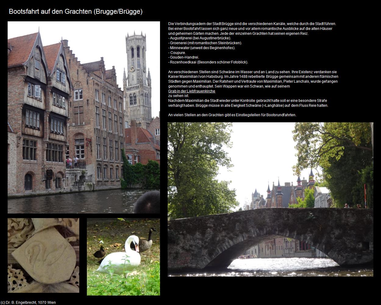 Bootsfahrt auf den Grachten (Brugge/Brügge ) in Kulturatlas-BELGIEN(c)B.Engelbrecht