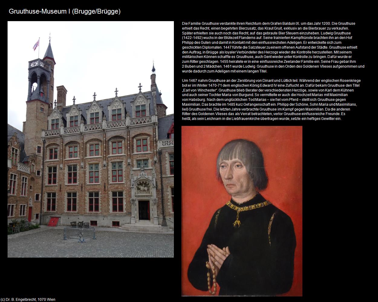 Gruuthusemuseum I (Brugge/Brügge ) in Kulturatlas-BELGIEN