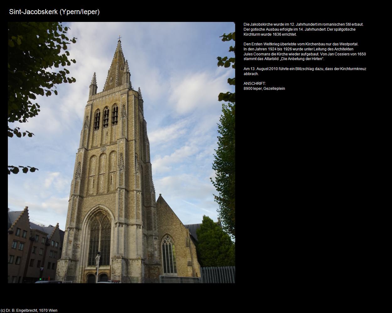 Sint-Jacobskerk (Ypern/Ieper) in Kulturatlas-BELGIEN