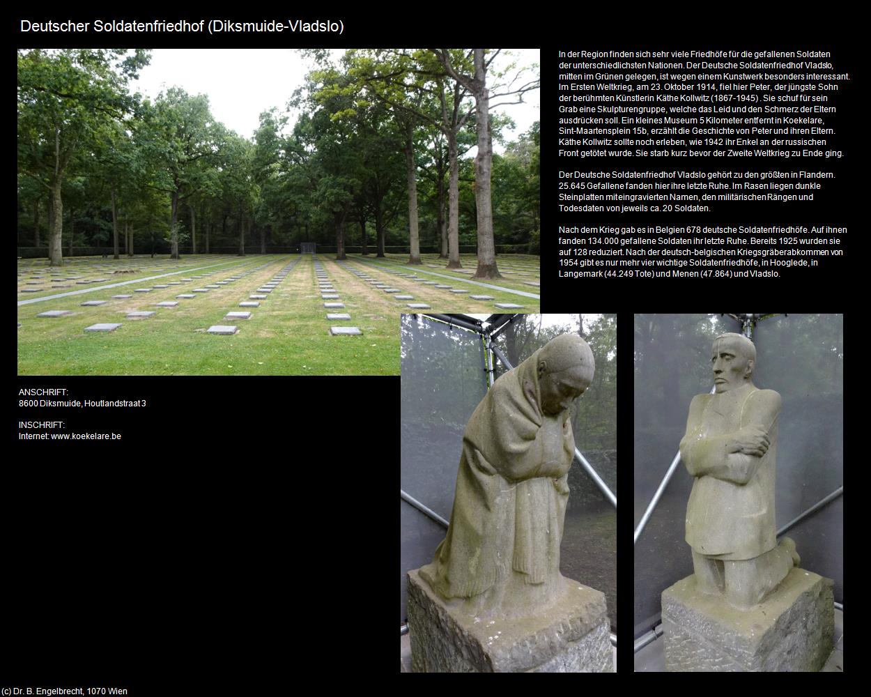 Deutscher Soldatenfriedhof (Vladslo) (Diksmuide) in Kulturatlas-BELGIEN