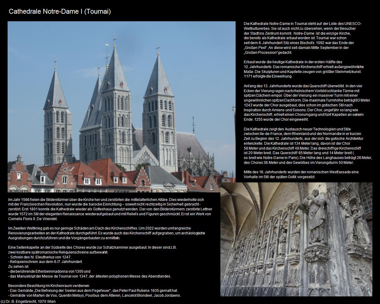 Cathedrale Notre-Dame I (Tournai) in Kulturatlas-BELGIEN