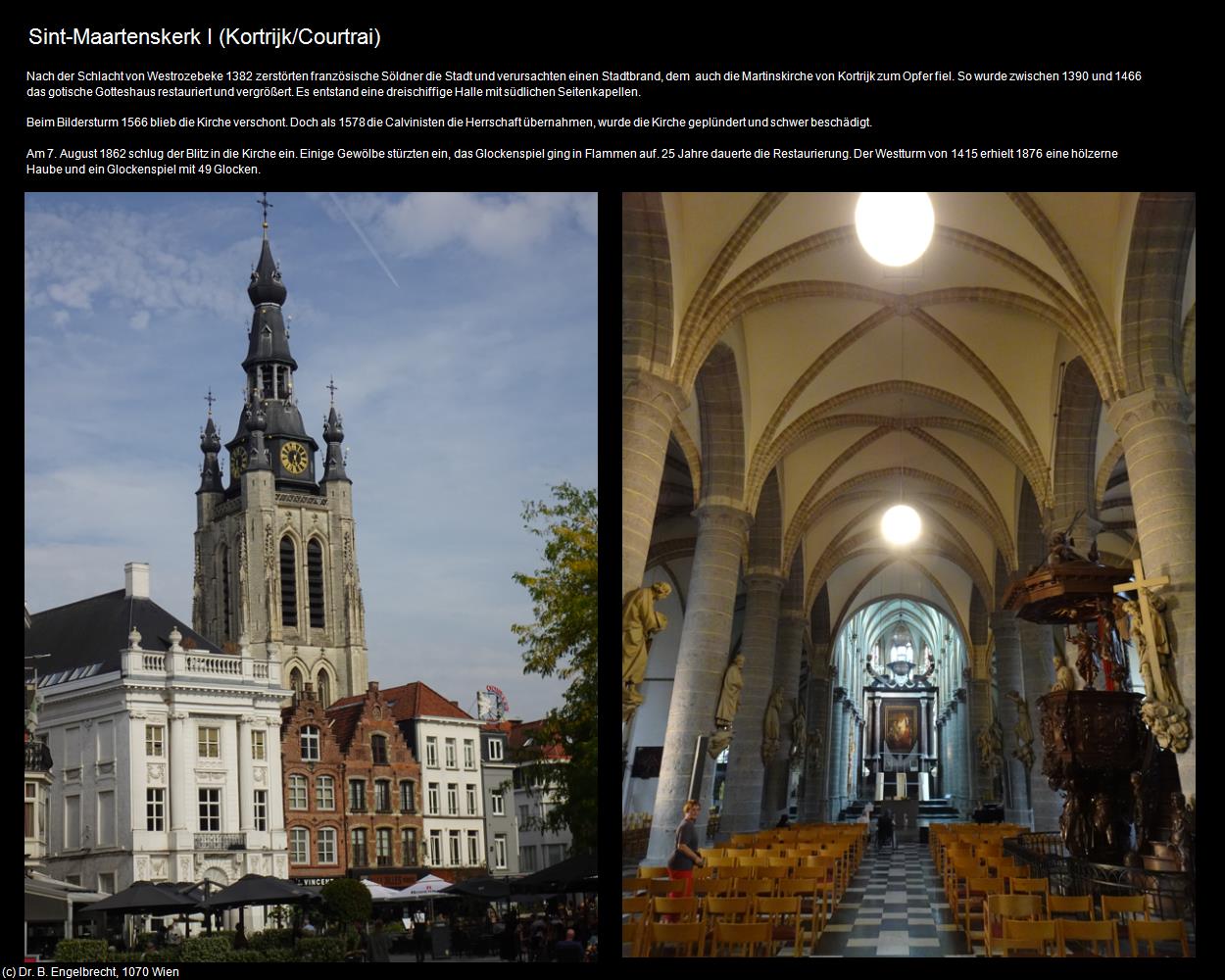 Sint-Maartenskerk I (Kortrijk/Courtrai) in Kulturatlas-BELGIEN