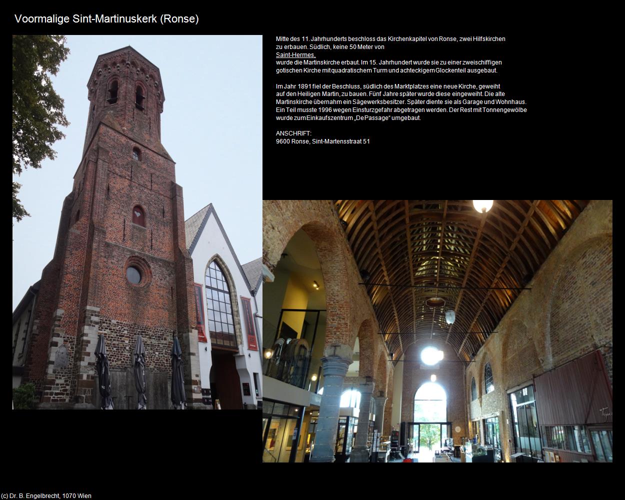 Voormalige Sint-Martinuskerk (Ronse) in Kulturatlas-BELGIEN(c)B.Engelbrecht