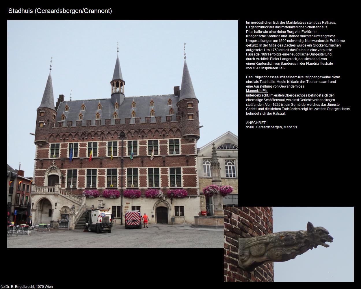 Stadhuis (Geraardsbergen/Grannont) in Kulturatlas-BELGIEN(c)B.Engelbrecht