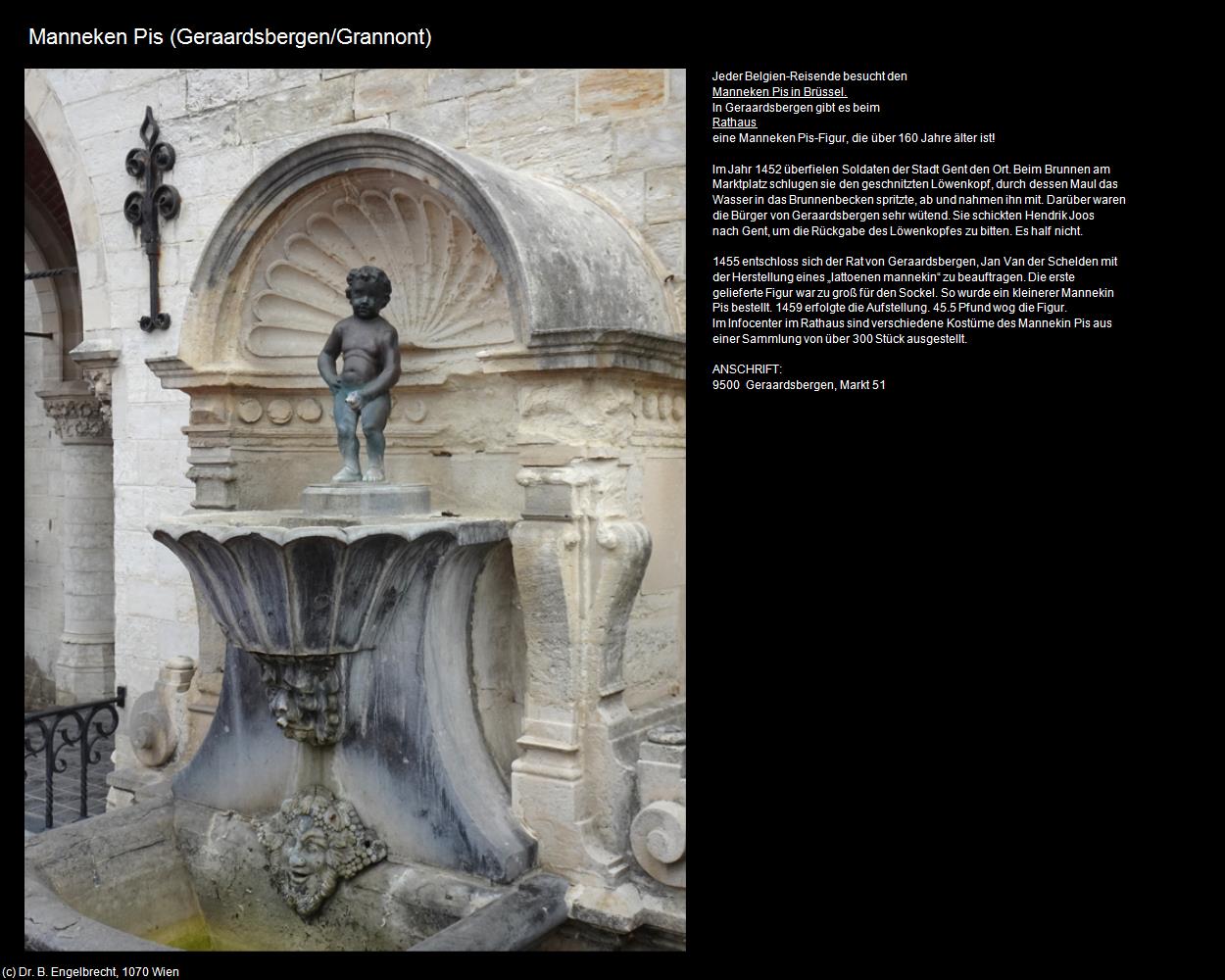 Manneken Pis (Geraardsbergen/Grannont) in Kulturatlas-BELGIEN(c)B.Engelbrecht