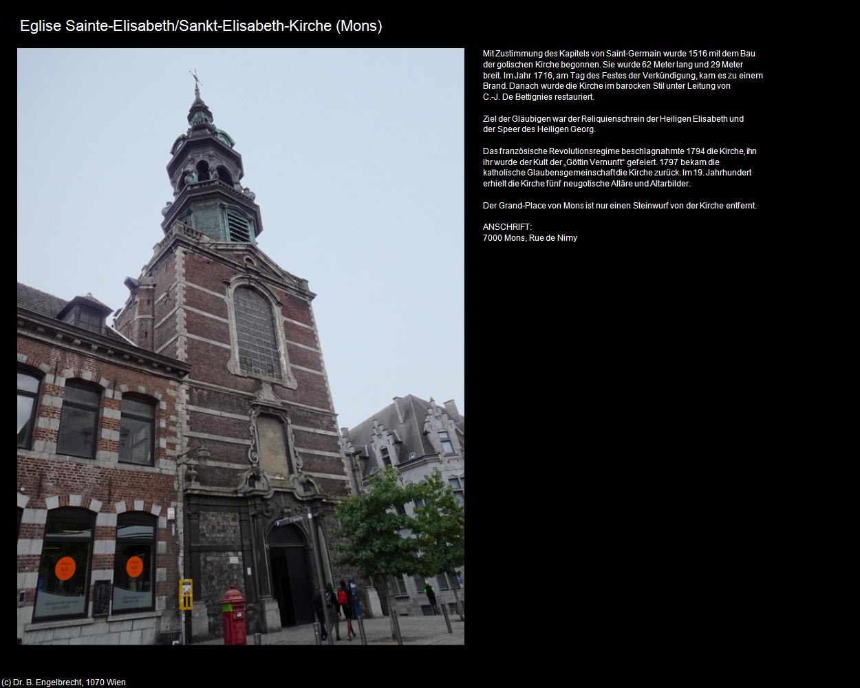 Sankt-Elisabeth-Kirche (Mons/Bergen) in Kulturatlas-BELGIEN