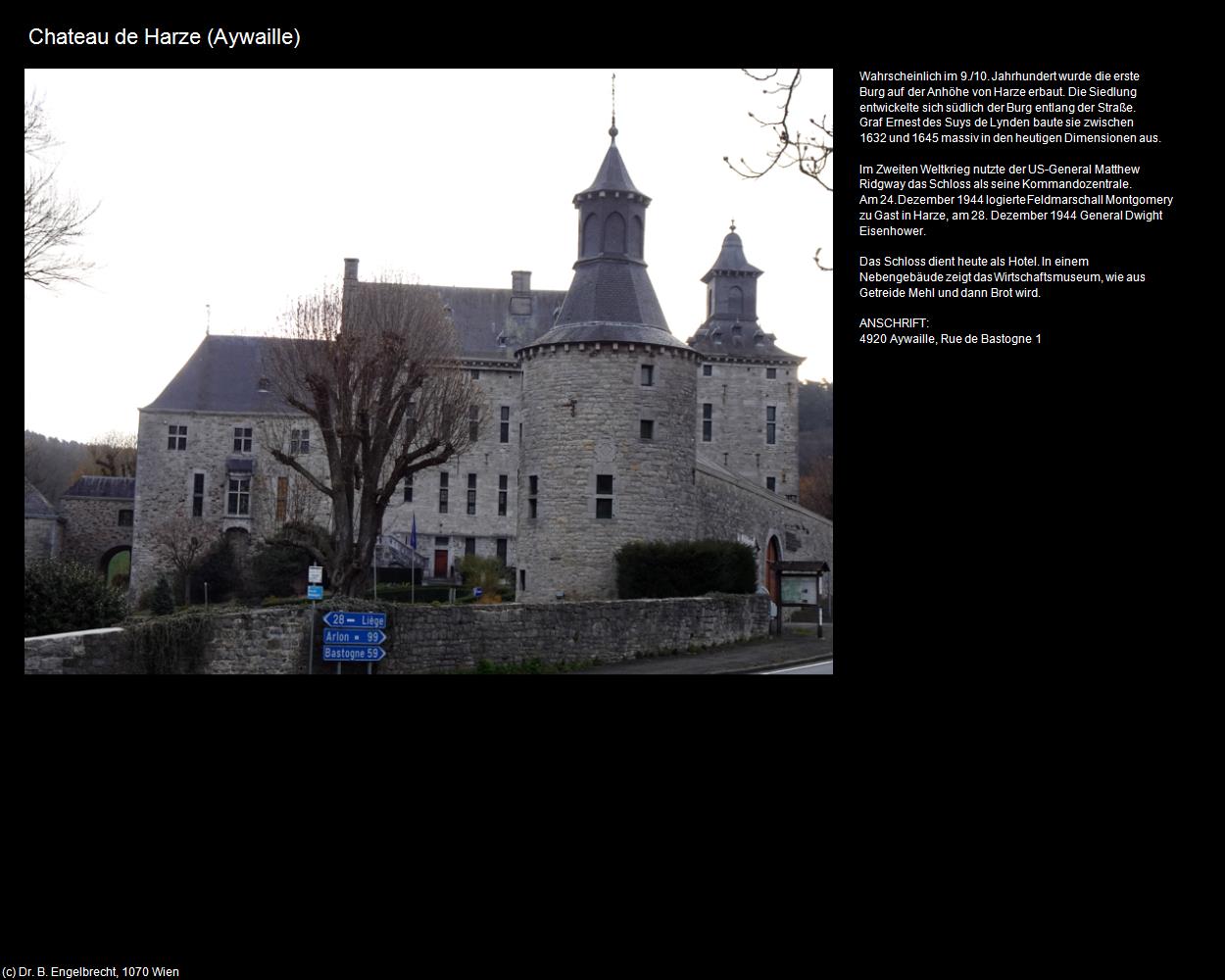 Chateau de Harze (Aywaille) in Kulturatlas-BELGIEN