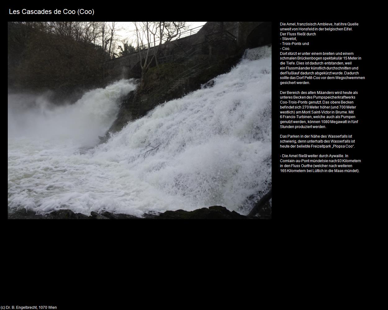 Les Cascades de Coo (Coo) in Kulturatlas-BELGIEN