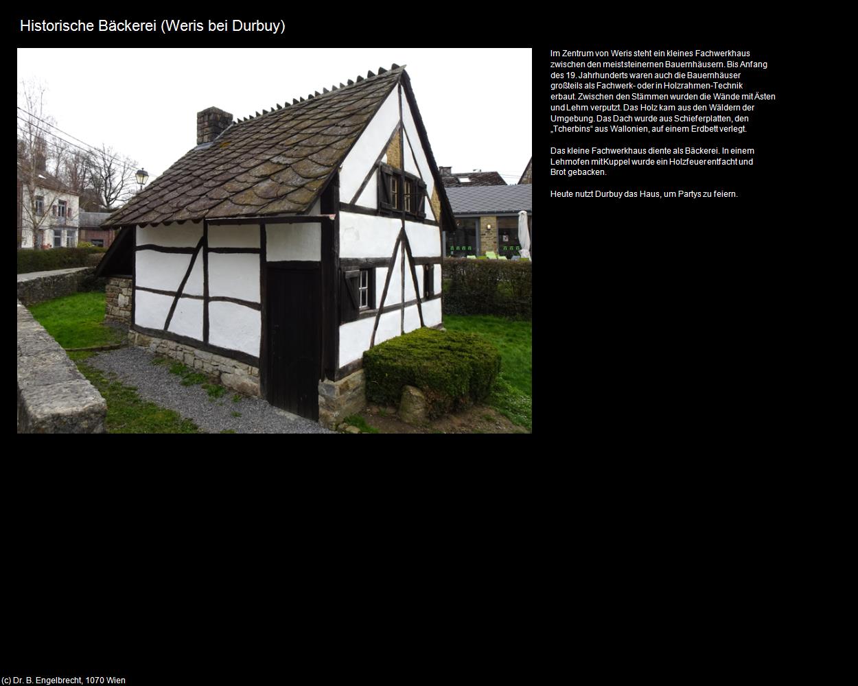 Historische Bäckerei (Weris bei Durbuy) in Kulturatlas-BELGIEN