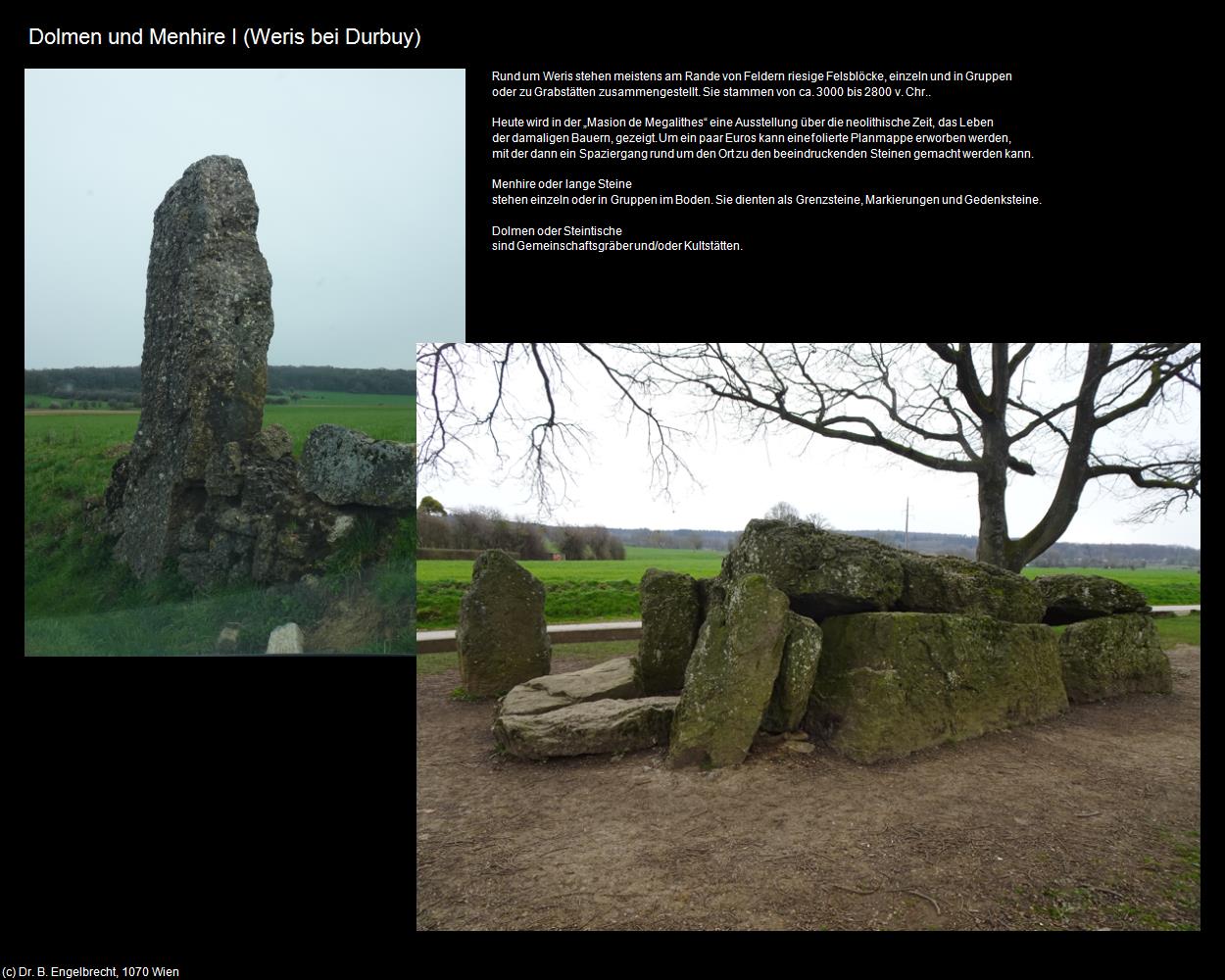 Dolmen und Menhire I (Weris bei Durbuy) in Kulturatlas-BELGIEN