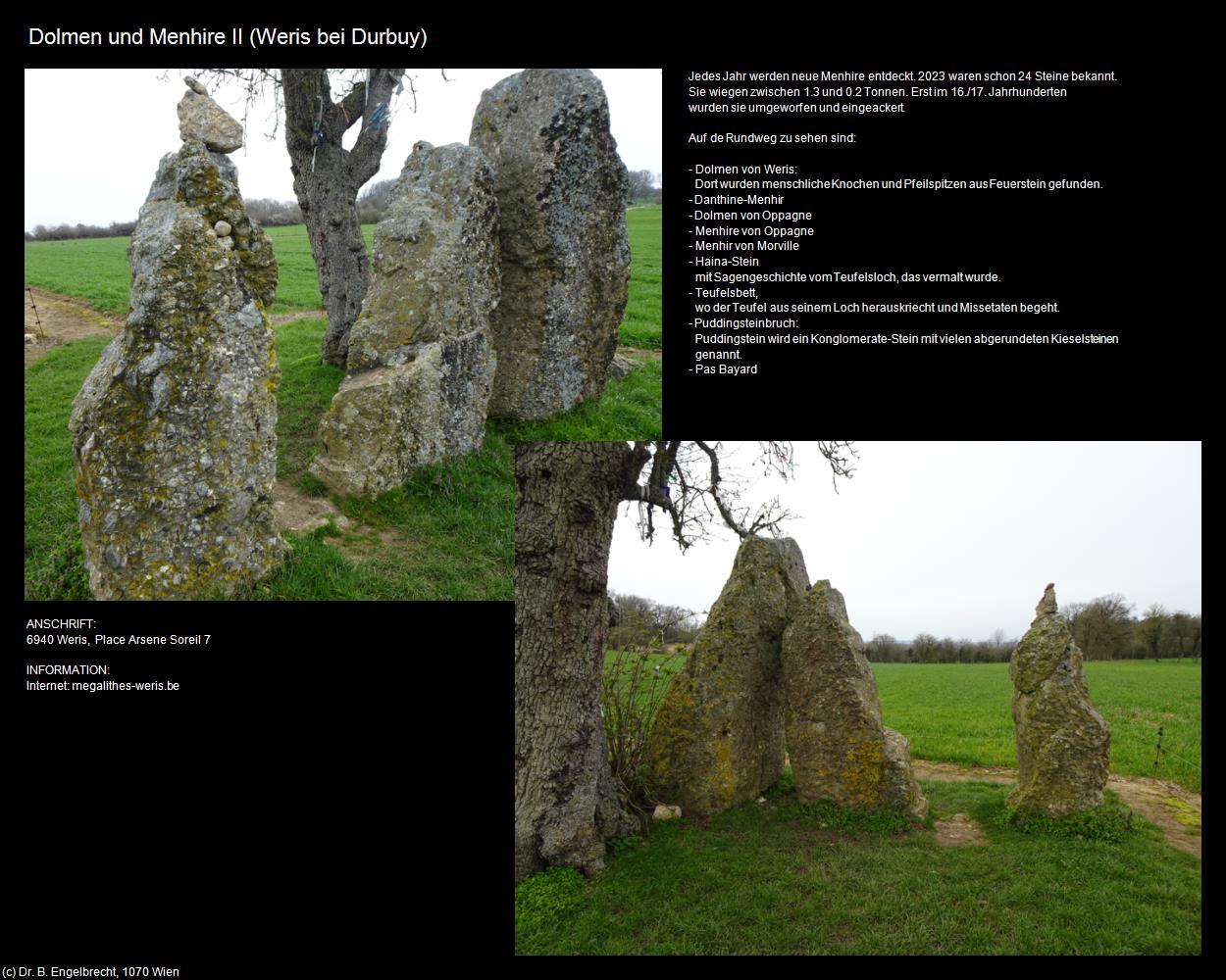 Dolmen und Menhire II  (Weris bei Durbuy) in Kulturatlas-BELGIEN