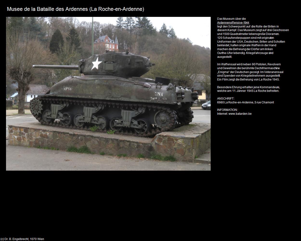 Musee de la Bataille des Ardennes (La Roche-en-Ardenne) in Kulturatlas-BELGIEN(c)B.Engelbrecht