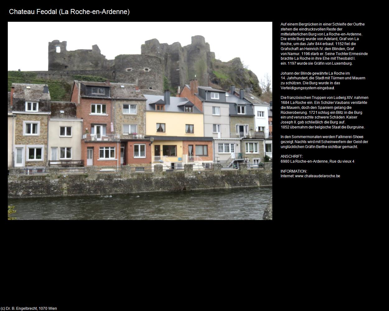 Chateau Feodal (La Roche-en-Ardenne) in Kulturatlas-BELGIEN