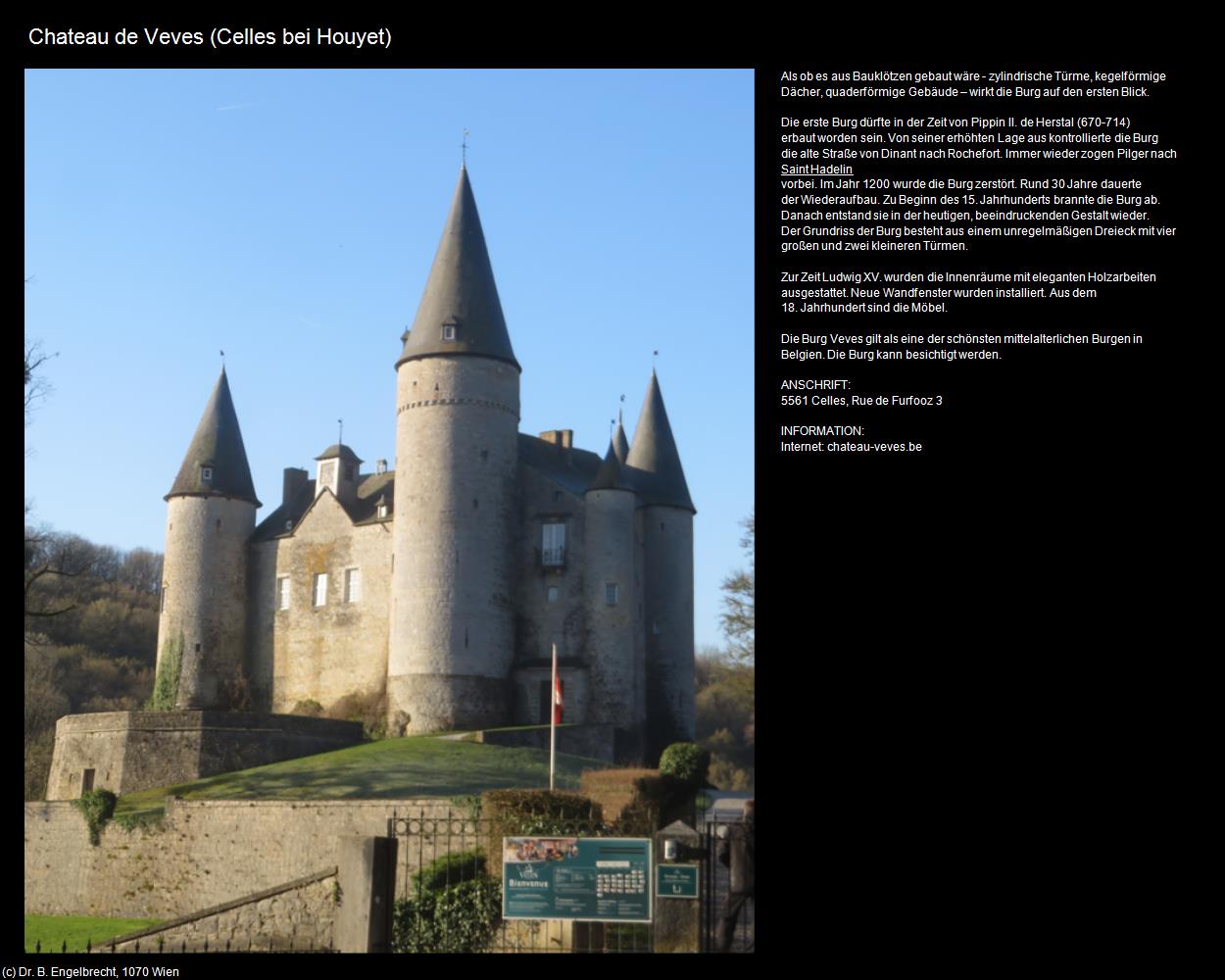 Chateau de Veves (Celles bei Houyet) in Kulturatlas-BELGIEN(c)B.Engelbrecht