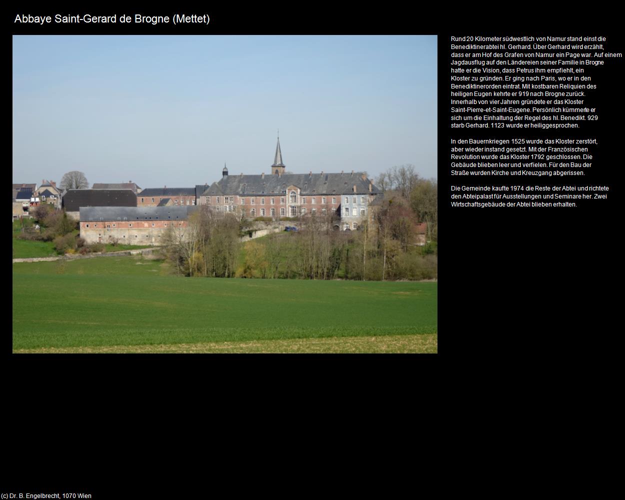 Abbaye Saint Gerard de Brogne (Mettet bei Charleroi) in Kulturatlas-BELGIEN