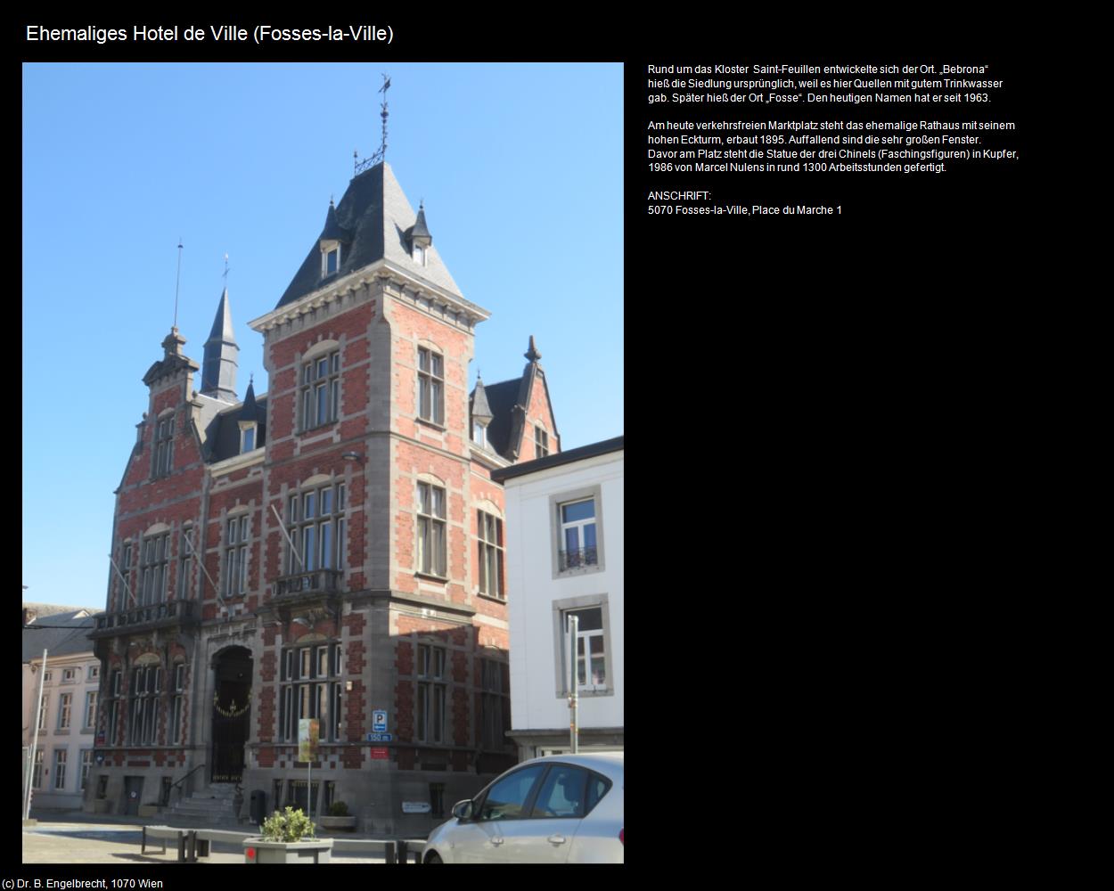 Ehem. Hotel de Ville (Fosses-la-Ville) in Kulturatlas-BELGIEN