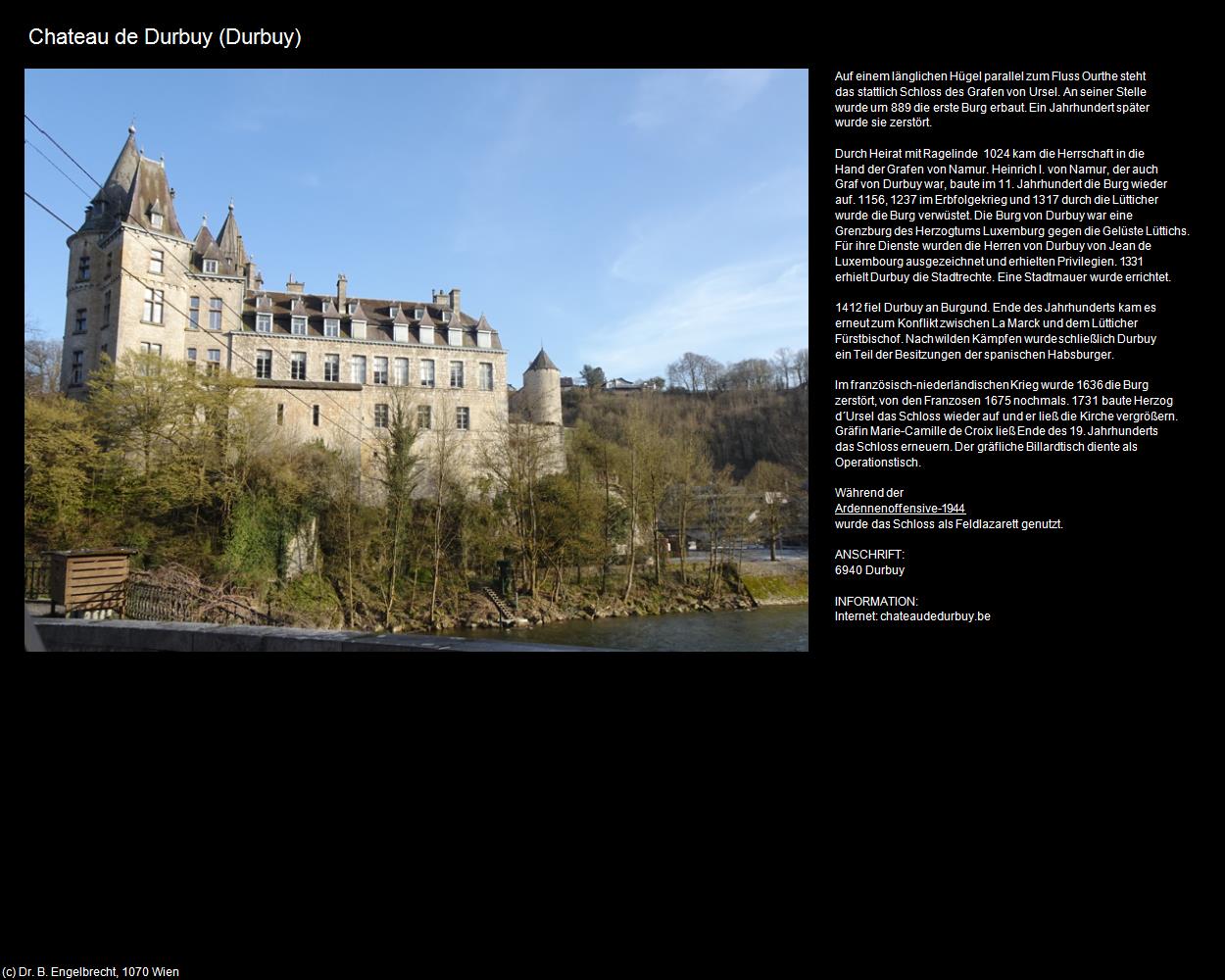 Chateau de Durbuy (Durbuy) in Kulturatlas-BELGIEN(c)B.Engelbrecht