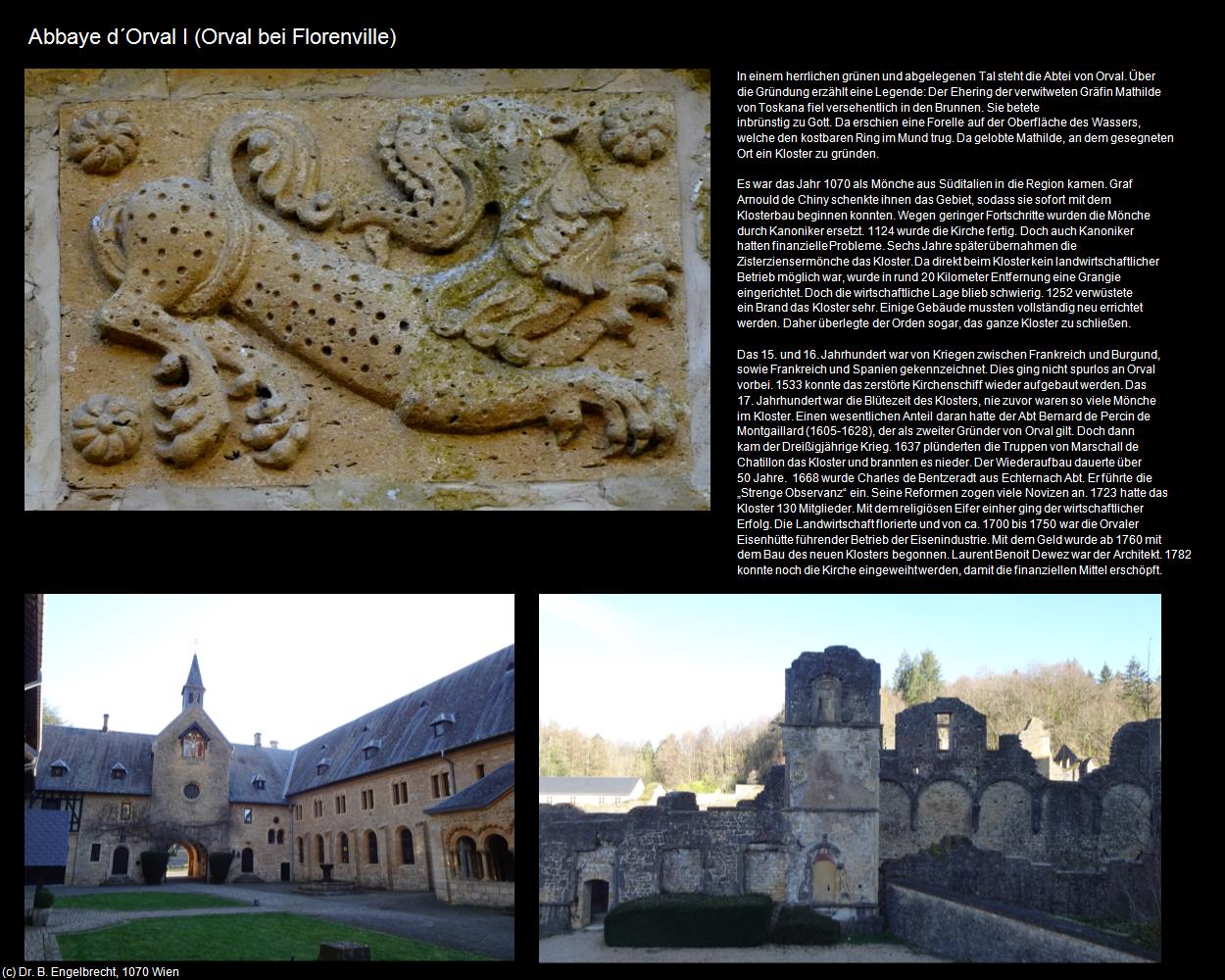 Abbaye d‘Orval I (Orval bei Florenville) in Kulturatlas-BELGIEN