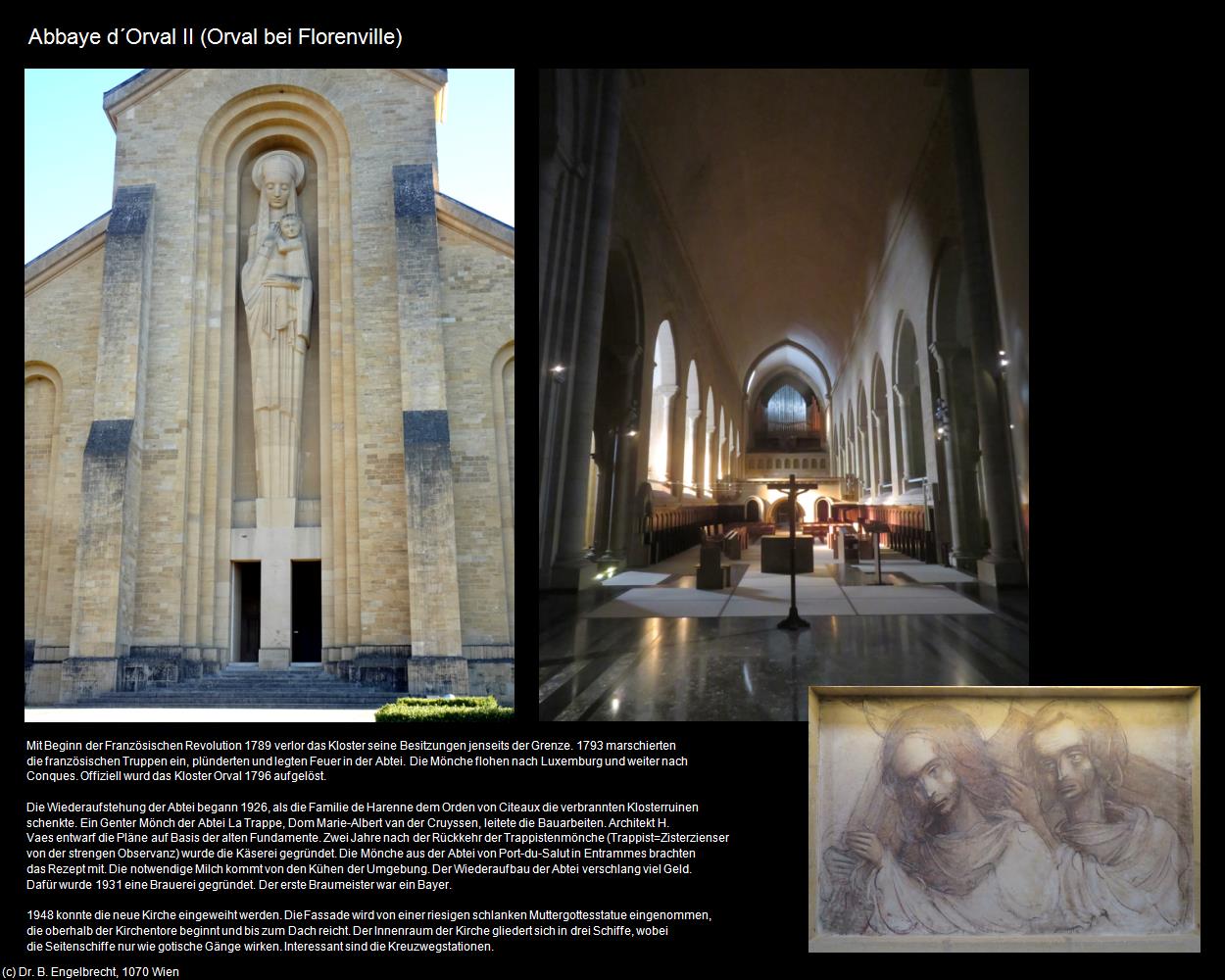 Abbaye d‘Orval II (Orval bei Florenville) in Kulturatlas-BELGIEN