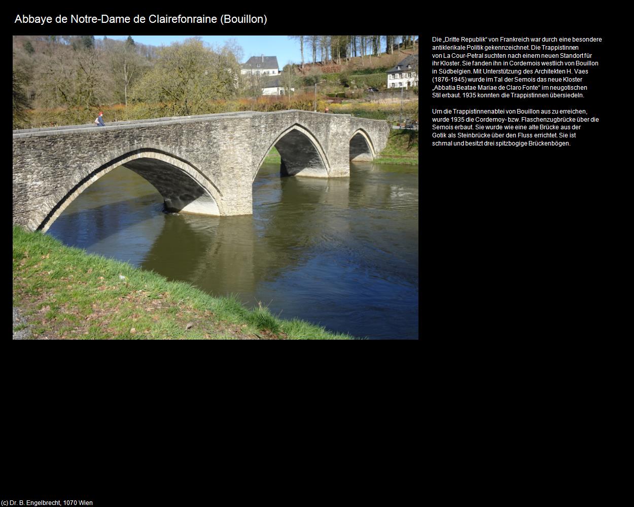 Abbaye de Notre-Dame de Clairefonraine (Bouillon) in Kulturatlas-BELGIEN