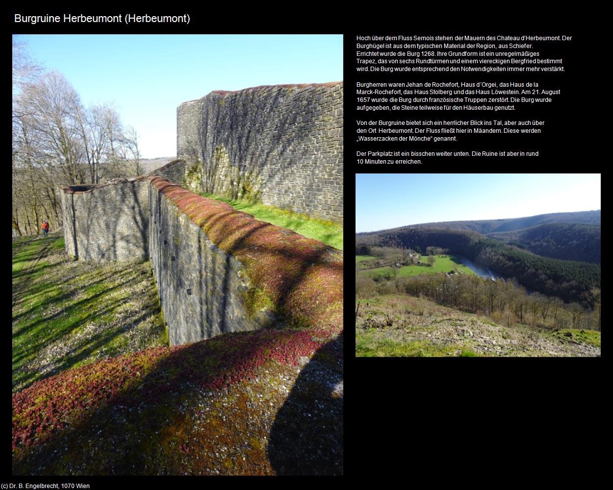 Burgruine Herbeumont (Herbeumont) in Kulturatlas-BELGIEN