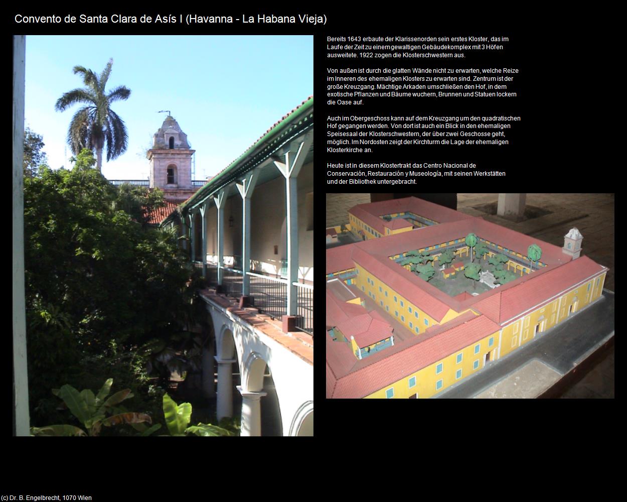 Convento de Santa Clara de Asís I (Havanna/La Habana) in KUBA