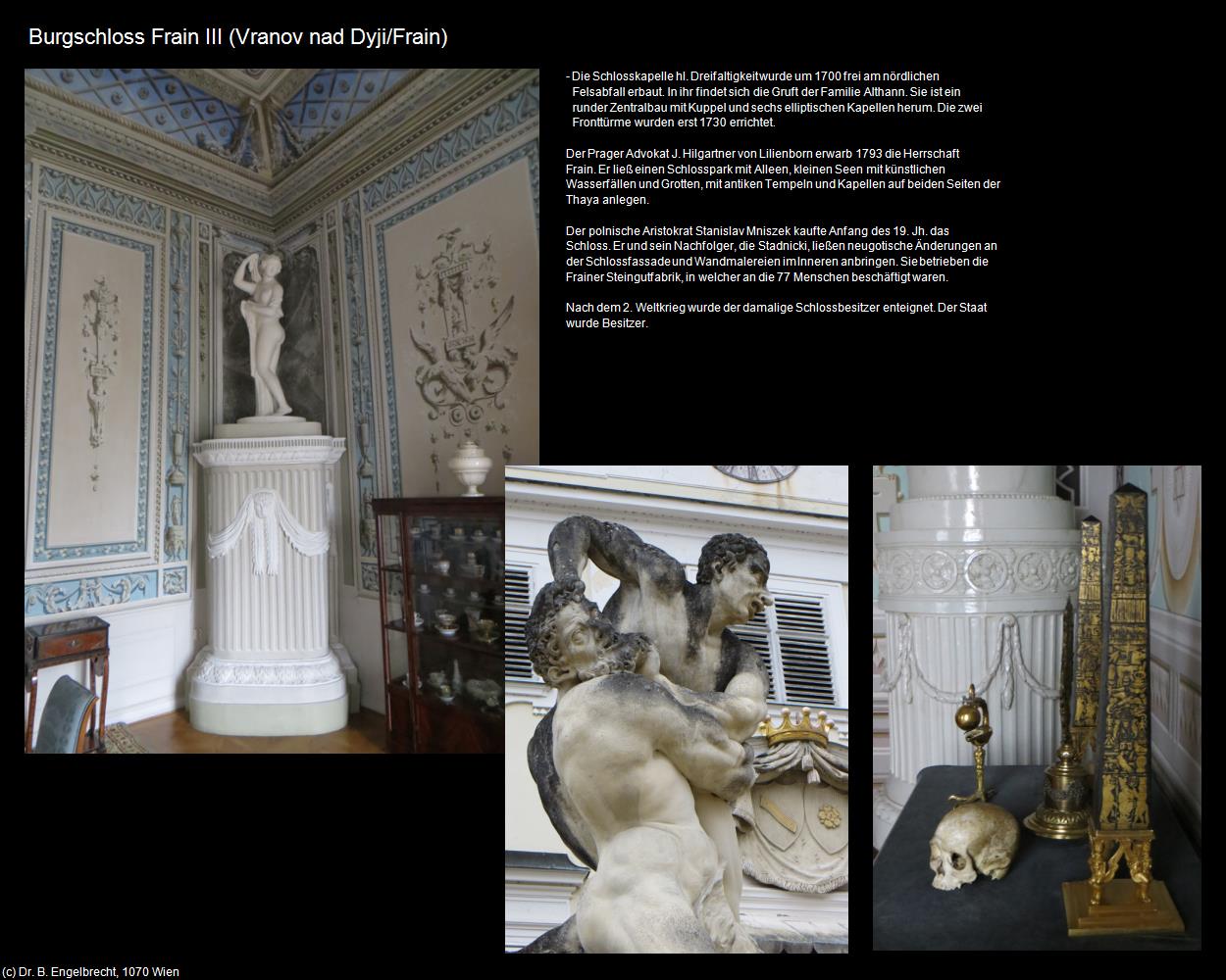 Burgschloss Frain III (Vranov nad Dyji/Frain) in Kulturatlas-TSCHECHIEN
