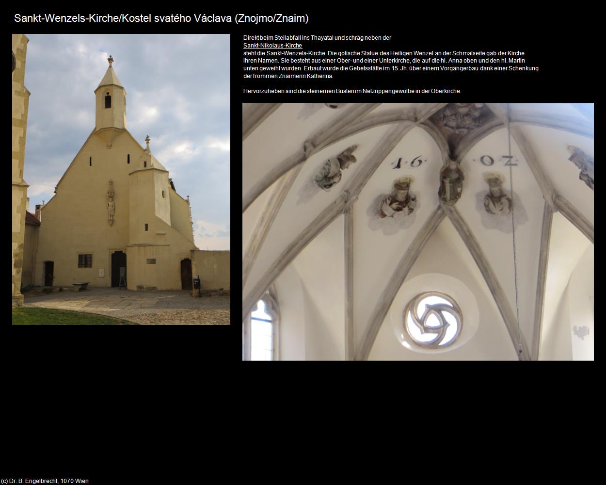 Sankt-Wenzels-Kirche (Znojmo/Znaim) in Kulturatlas-TSCHECHIEN(c)B.Engelbrecht
