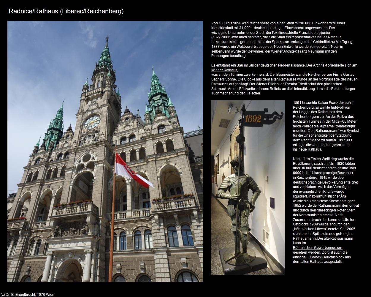 Rathaus (Liberec/Reichenberg) in Kulturatlas-TSCHECHIEN(c)B.Engelbrecht