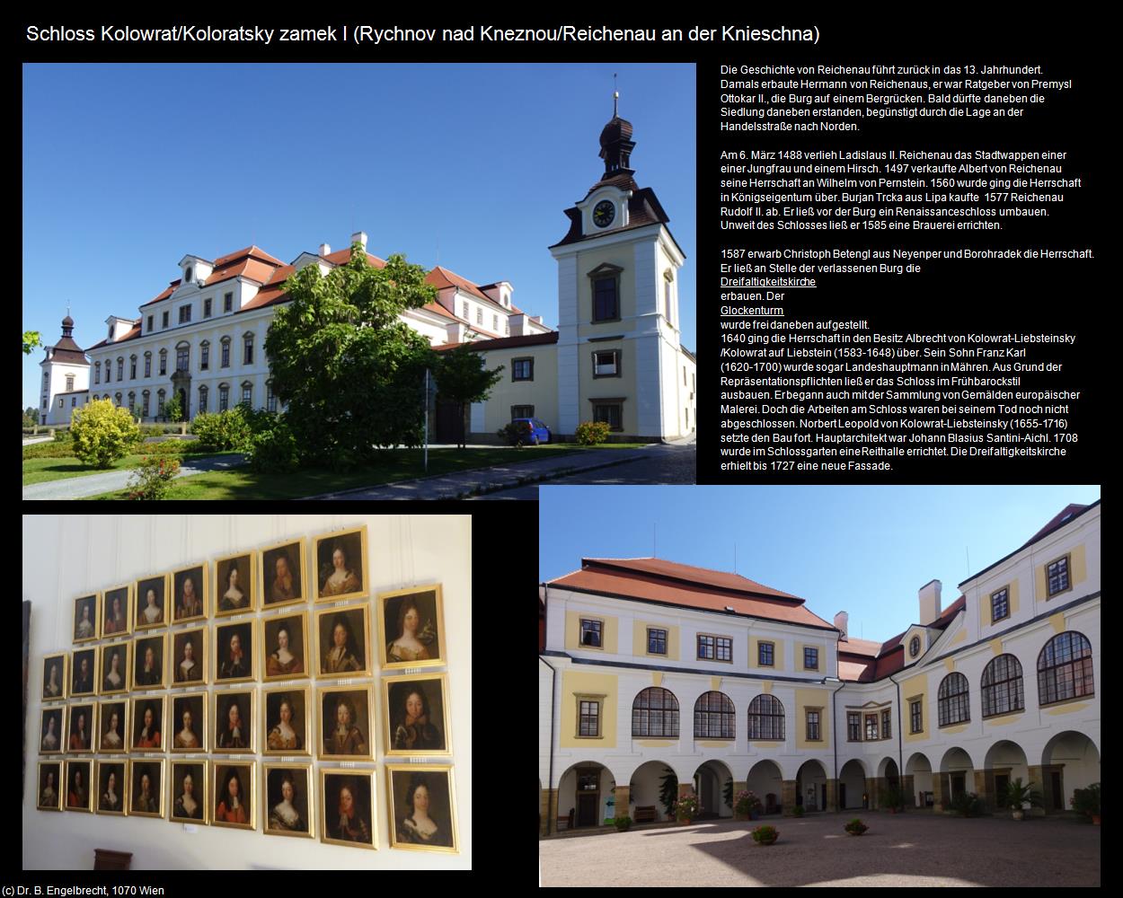 Schloss Kolowrat I (Rychnov nad Kneznou/Reichenau an der Knieschna) in Kulturatlas-TSCHECHIEN(c)B.Engelbrecht