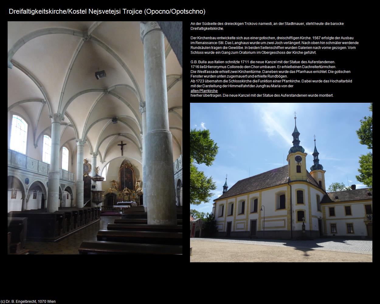 Dreifaltigkeitskirche (Opocno/Opotschno) in Kulturatlas-TSCHECHIEN(c)B.Engelbrecht