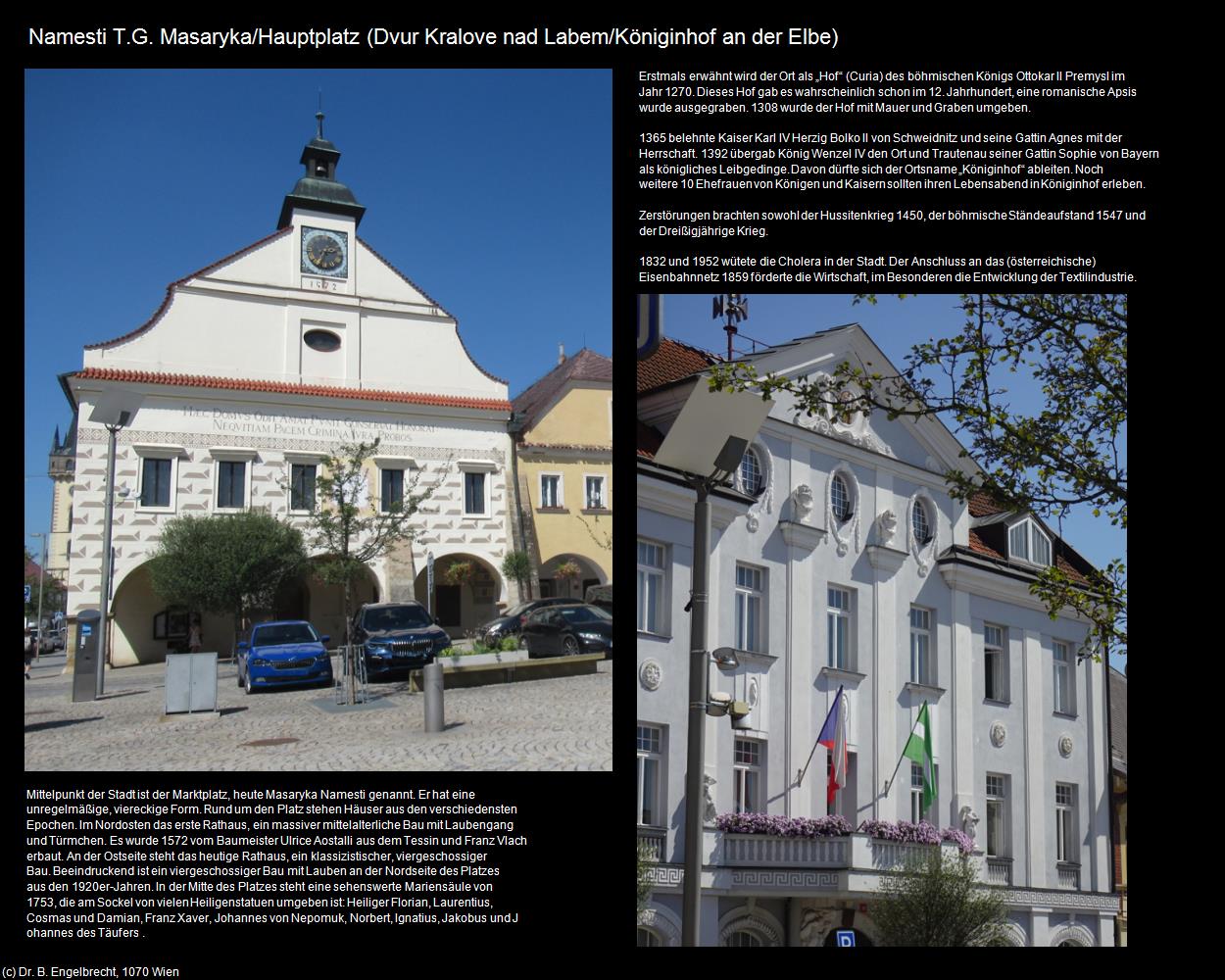 Hauptplatz (Dvur Kralove nad Labem/Königinhof an der Elbe) in Kulturatlas-TSCHECHIEN