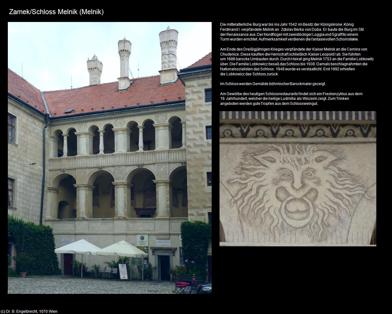 Schloss Melnik (Melnik) in Kulturatlas-TSCHECHIEN