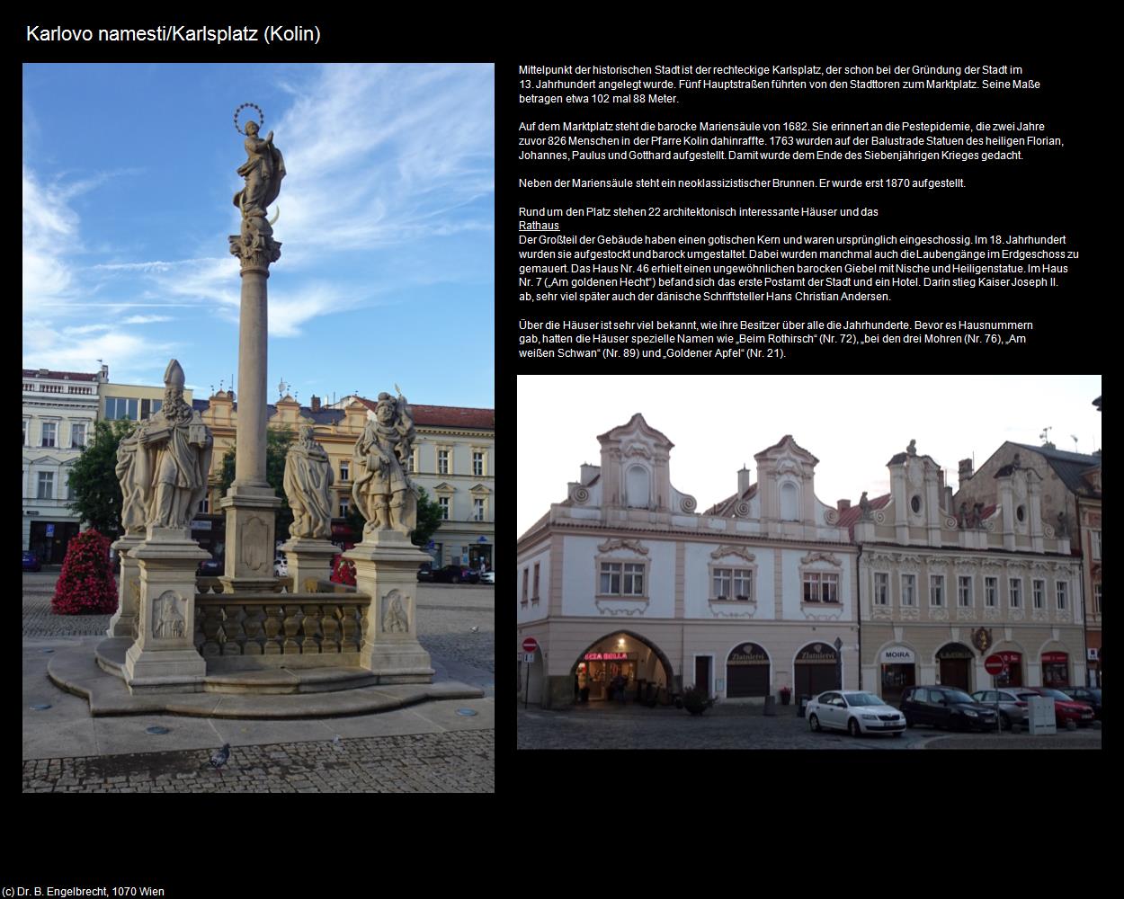 Karlsplatz (Kolin) in Kulturatlas-TSCHECHIEN(c)B.Engelbrecht