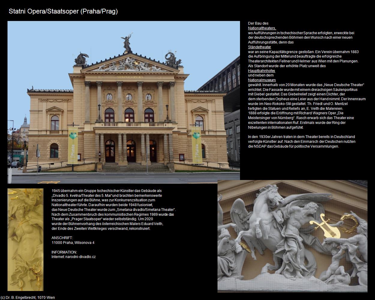 Staatsoper (Praha-Nove Mesto/Prager-Neustadt) in Kulturatlas-TSCHECHIEN(c)B.Engelbrecht