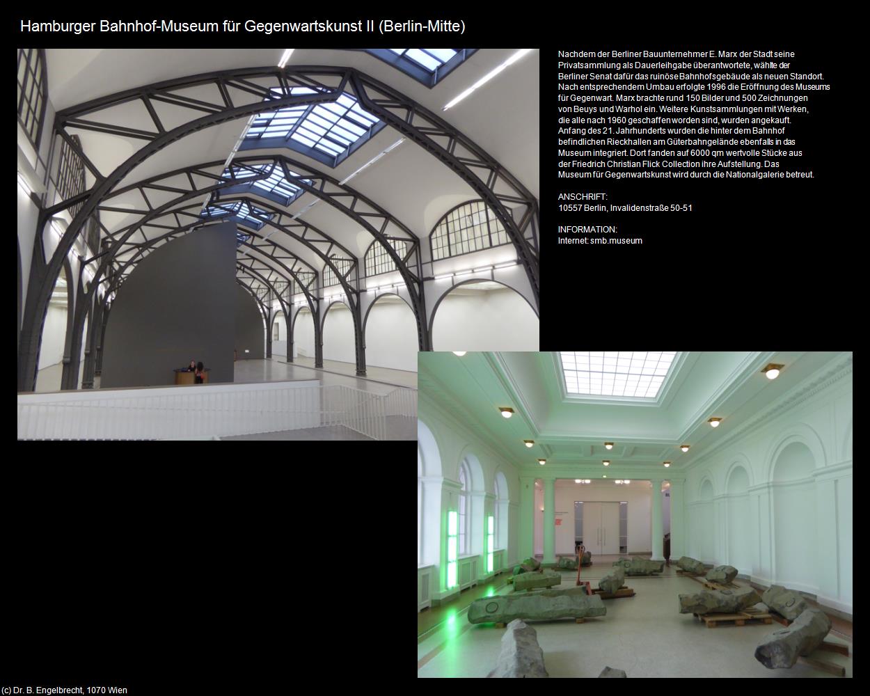 Hamburger Bahnhof-Museum für Gegenwartskunst II (Mitte) (Berlin (DEU-BE)) in BERLIN