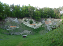 Suevit vom Altenb&uuml;rg-Steinbruch  (Utzmemmingen)